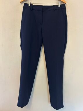 Talbots Classic Navy Hampshire Ankle pants Size 8 EUC